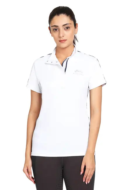 EQUINE COUTURE LADIES ELIANA SHORT SLEEVE SHOW SHIRT JPC Equestrian