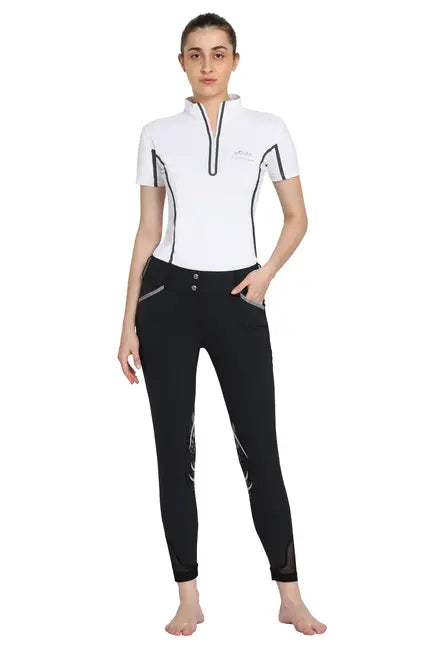 EQUINE COUTURE LADIES MALTA KNEE PATCH BREECHES JPC Equestrian