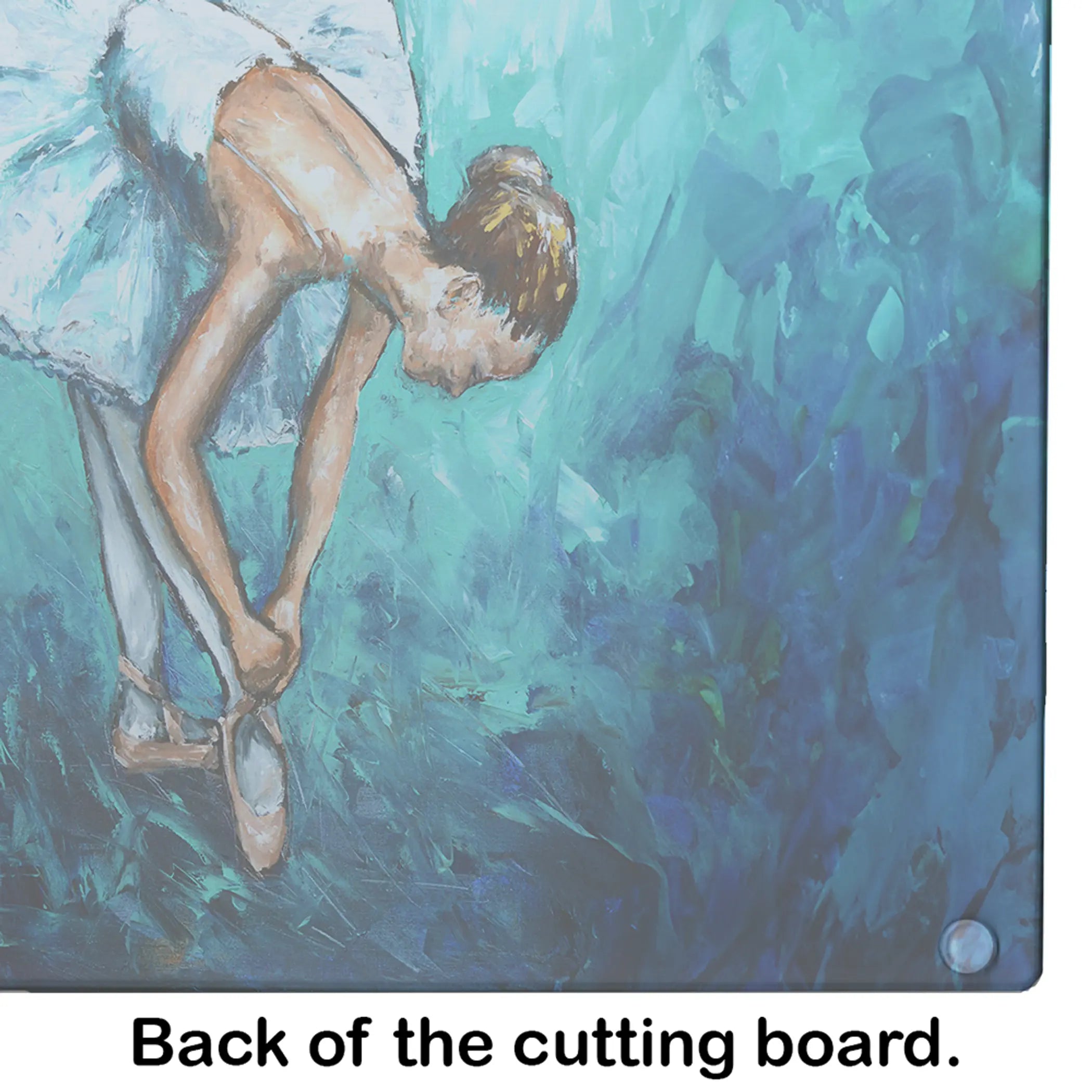 Early Practice Ballet Glass Cutting Board Caroline's Treasures