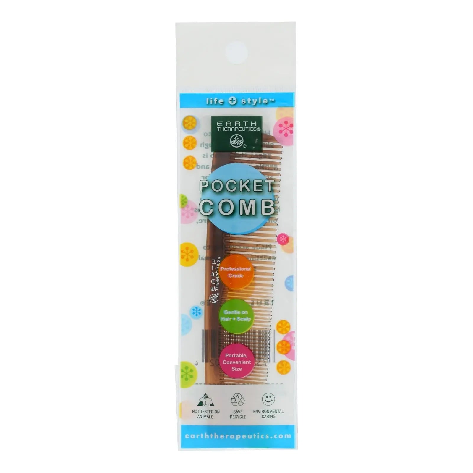 Earth Therapeutics Pocket Comb Small - 1 Comb Earth Therapeutics