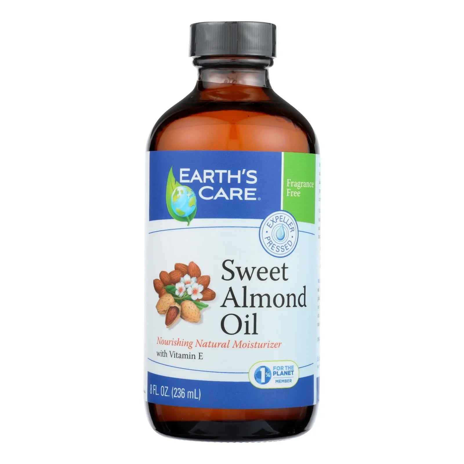 Earth's Care 100% Pure Sweet Almond Oil - 8 Fl Oz Earth's Care