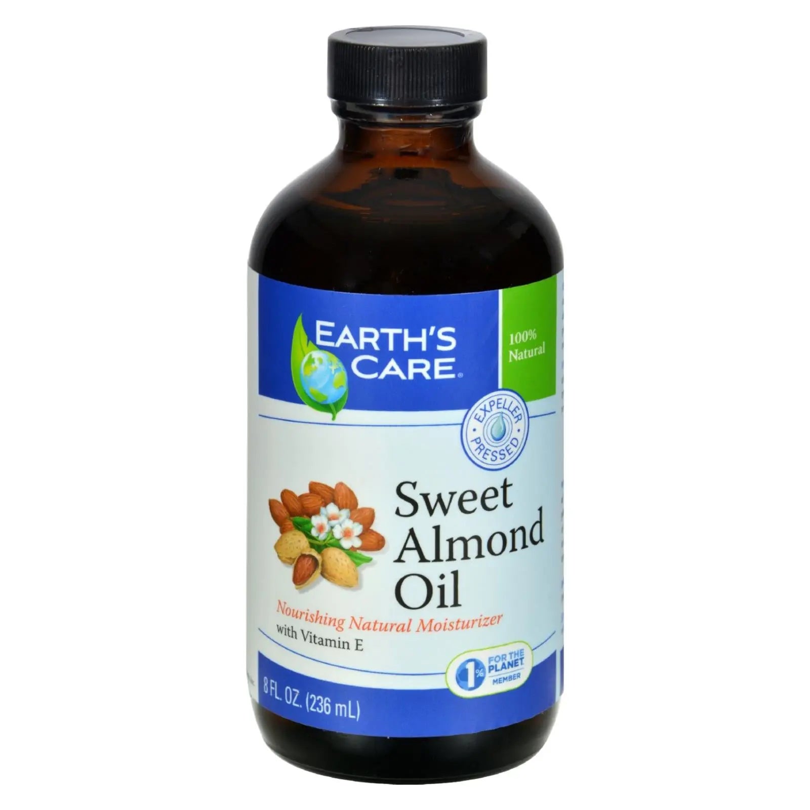 Earth's Care 100% Pure Sweet Almond Oil - 8 Fl Oz Earth's Care