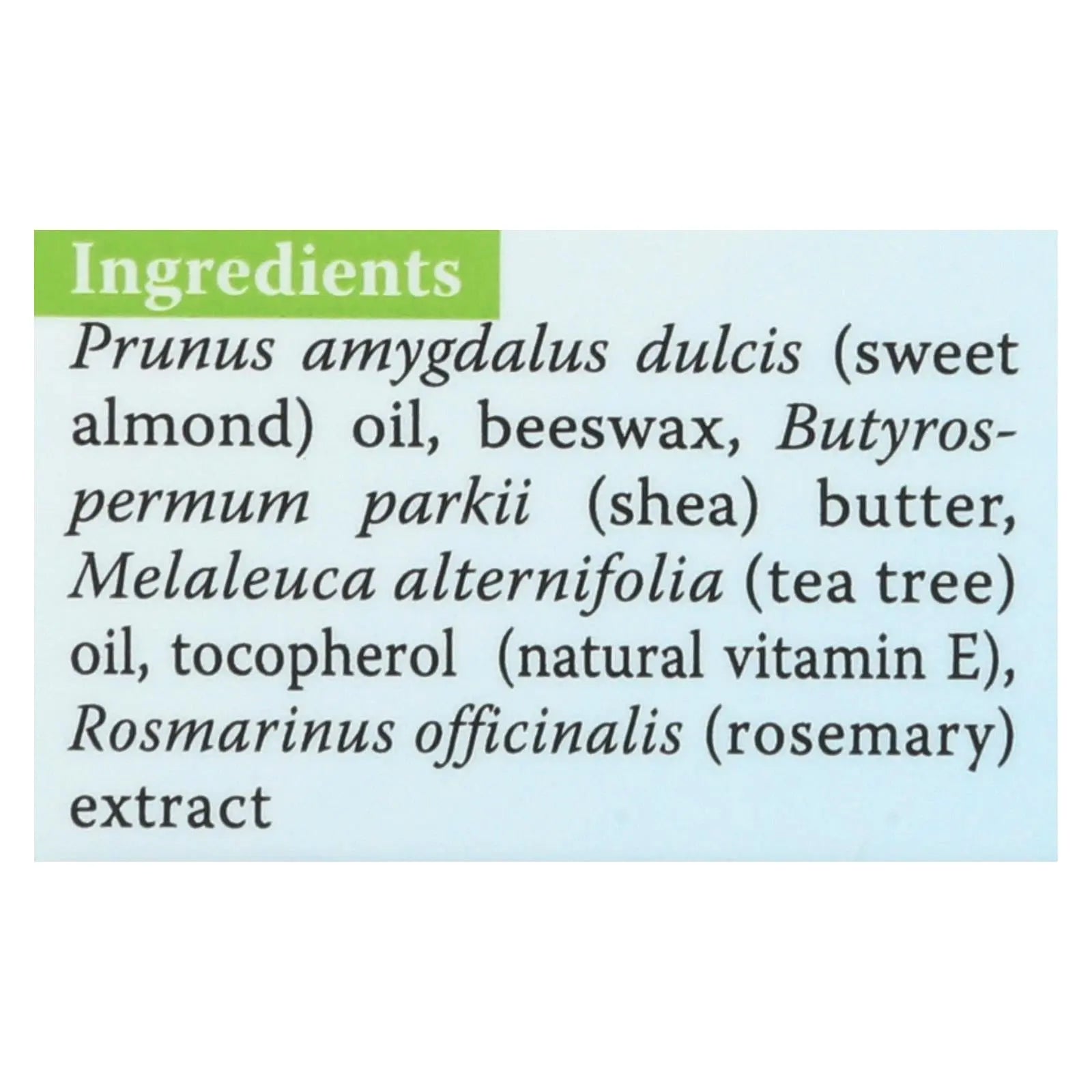 Earth's Care Tea Tree Oil Balm - 2.5 Oz Earth's Care
