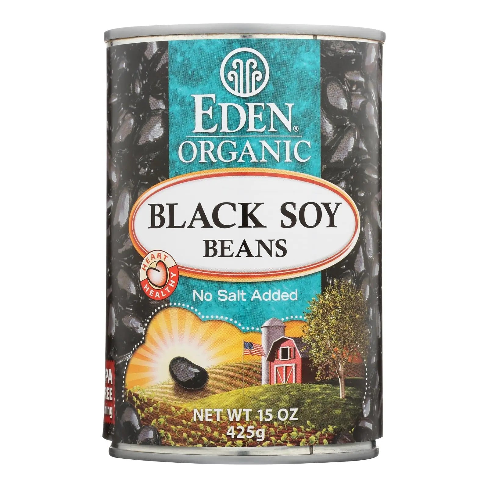 Eden Foods Organic Black Soy Beans - Case Of 12 - 15 Oz. Eden Foods
