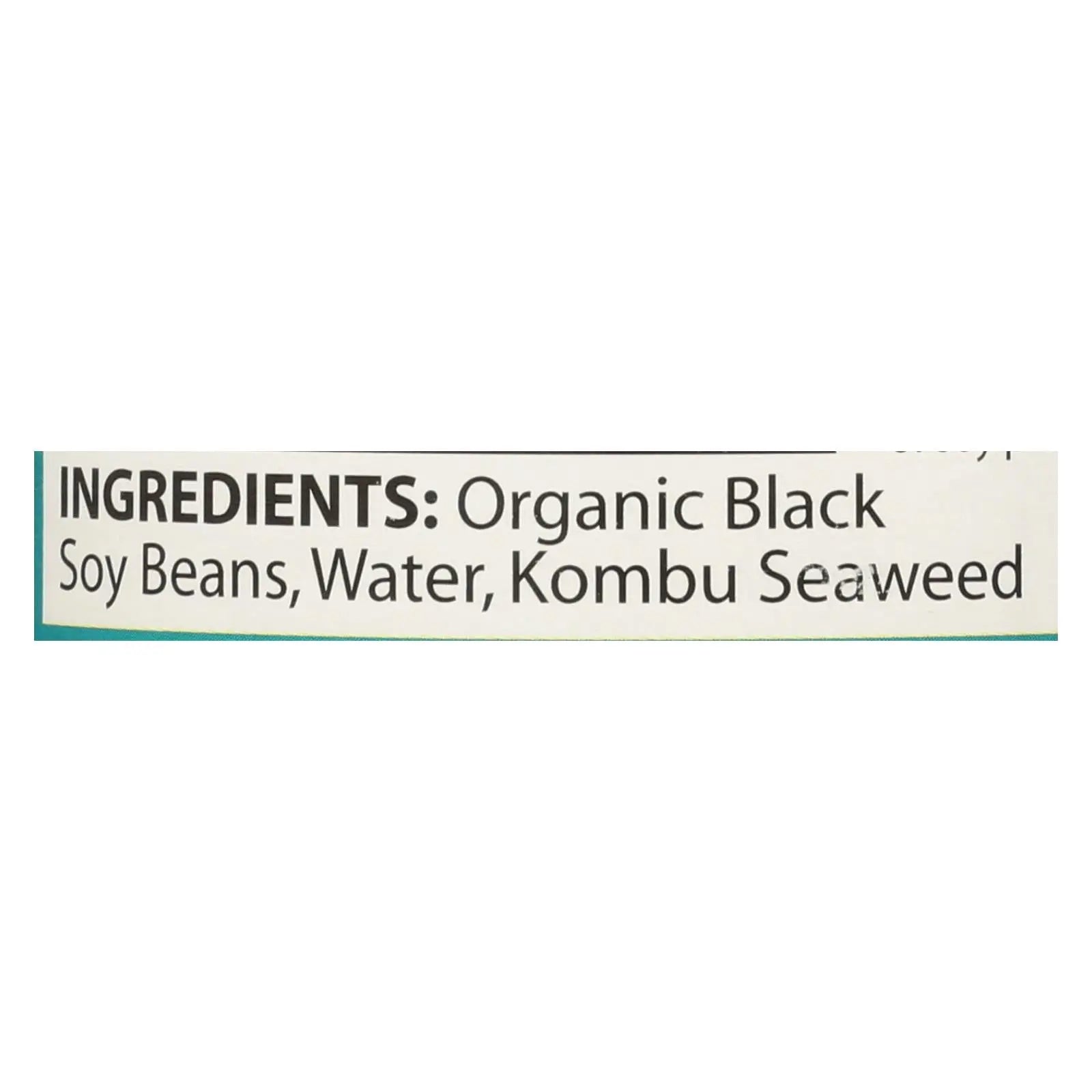 Eden Foods Organic Black Soy Beans - Case Of 12 - 15 Oz. Eden Foods