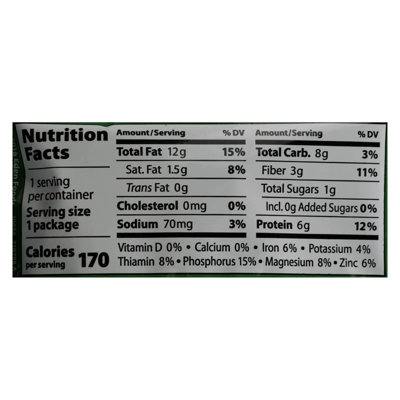 Eden Foods Organic Pocket Snacks - Pistachios - Shelled And Dry Roasted - 1 Oz - Case Of 12 Eden Foods