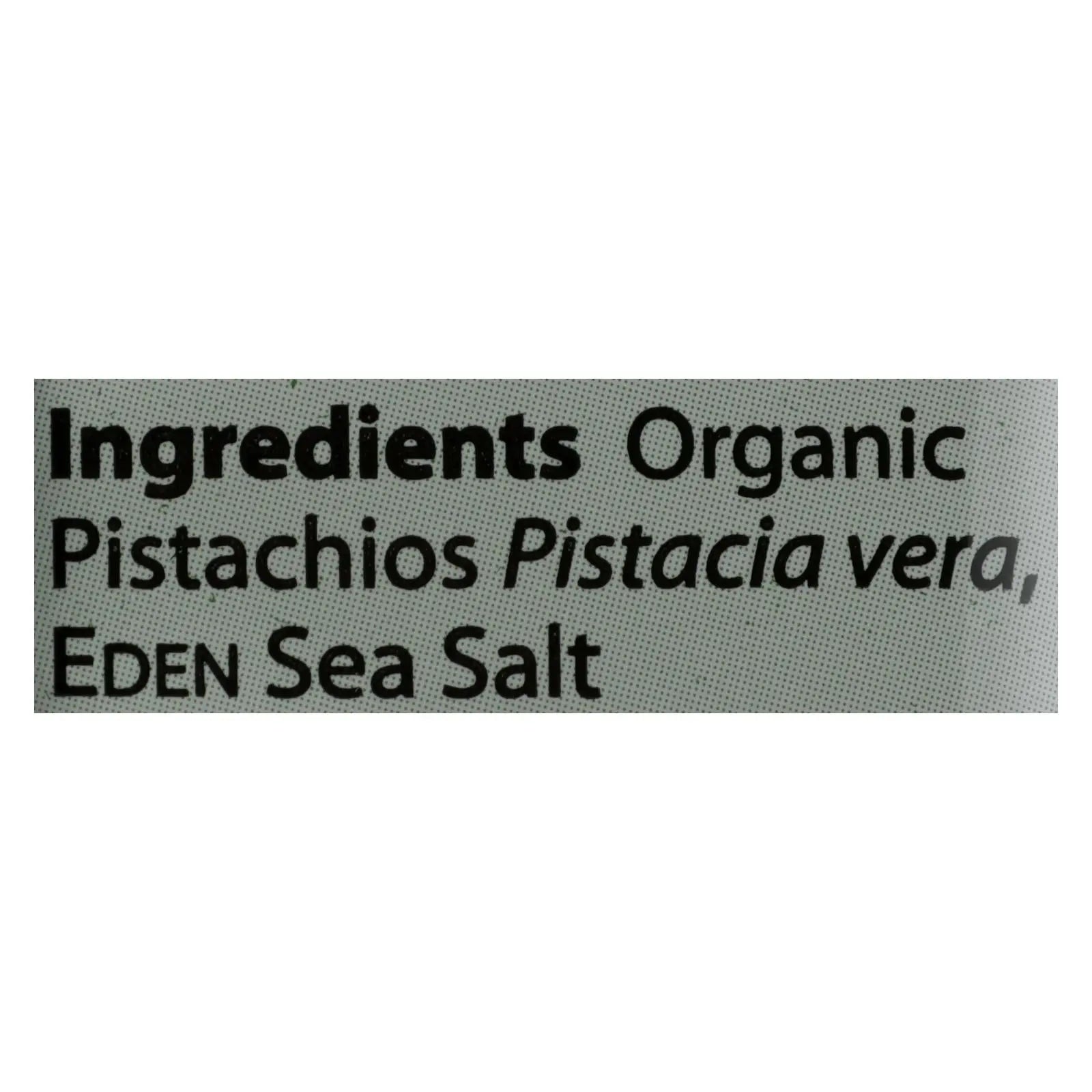 Eden Foods Organic Pocket Snacks - Pistachios - Shelled And Dry Roasted - 1 Oz - Case Of 12 Eden Foods