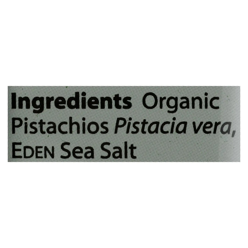 Eden Foods Organic Pocket Snacks - Pistachios - Shelled And Dry Roasted - 1 Oz - Case Of 12 Eden Foods