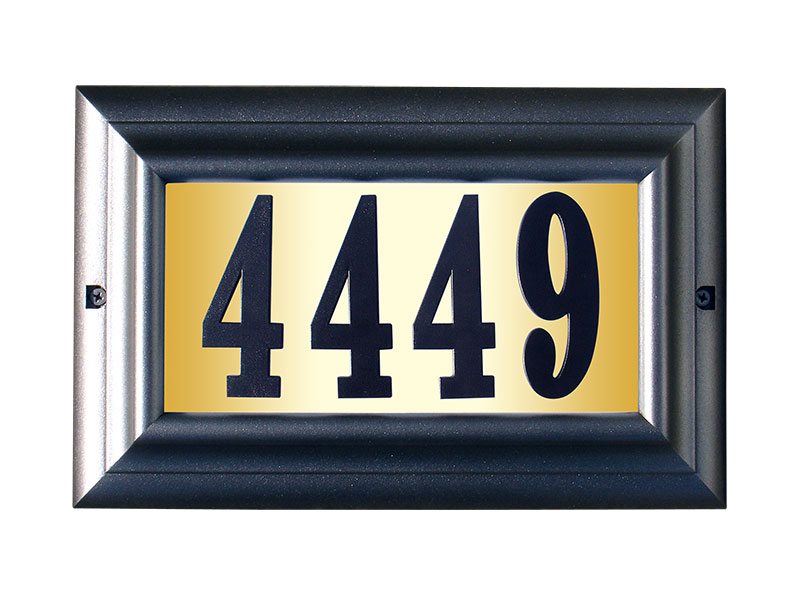 Edgewood "Do It Yourself Kit" Lighted Address Plaque Qualarc