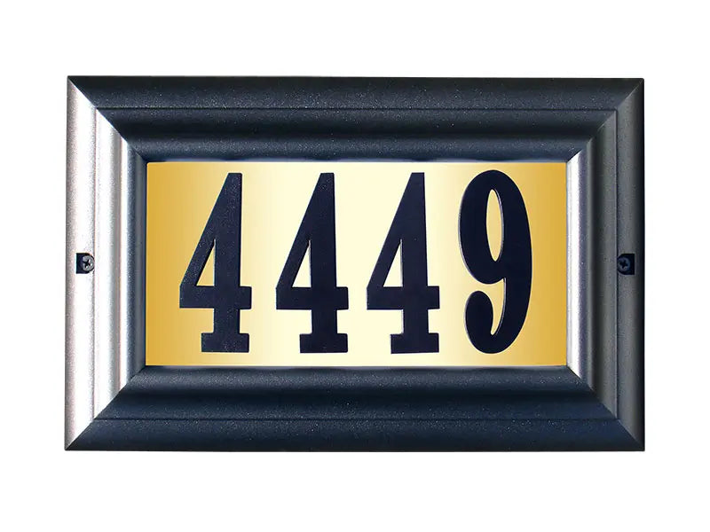 Edgewood "Do It Yourself Kit" Lighted Address Plaque Qualarc