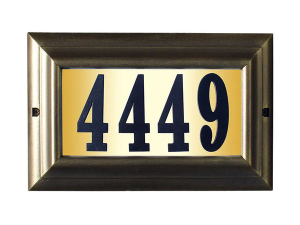 Edgewood "Do It Yourself Kit" Lighted Address Plaque Qualarc