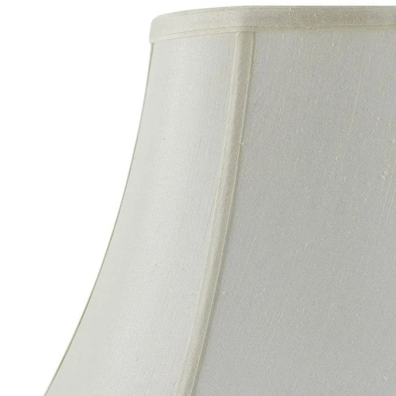 Eggshell Linen Piped Bell Lamp Shade Homeroots Lighting