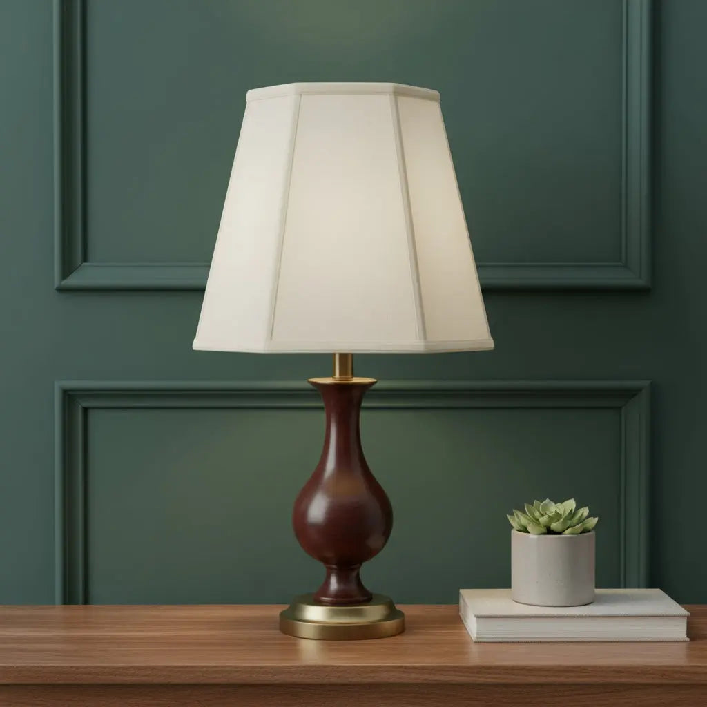 Eggshell Linen Piped Empire Lamp Shade Homeroots Lighting
