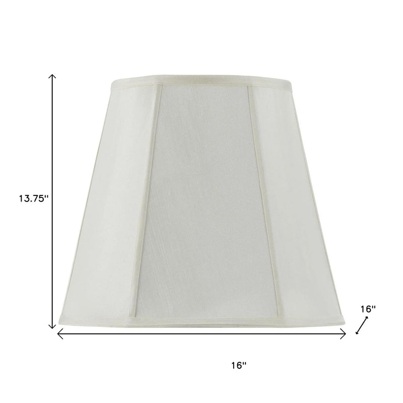 Eggshell Linen Piped Empire Lamp Shade Homeroots Lighting
