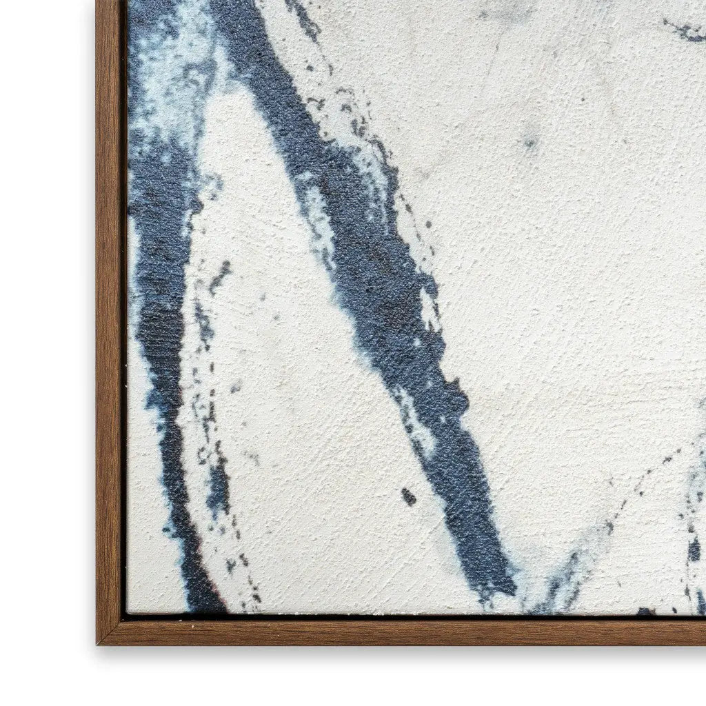 Elemental Rhythm Hand Painted Light Brown Floater Frame Wall Art Homeroots Home Decor