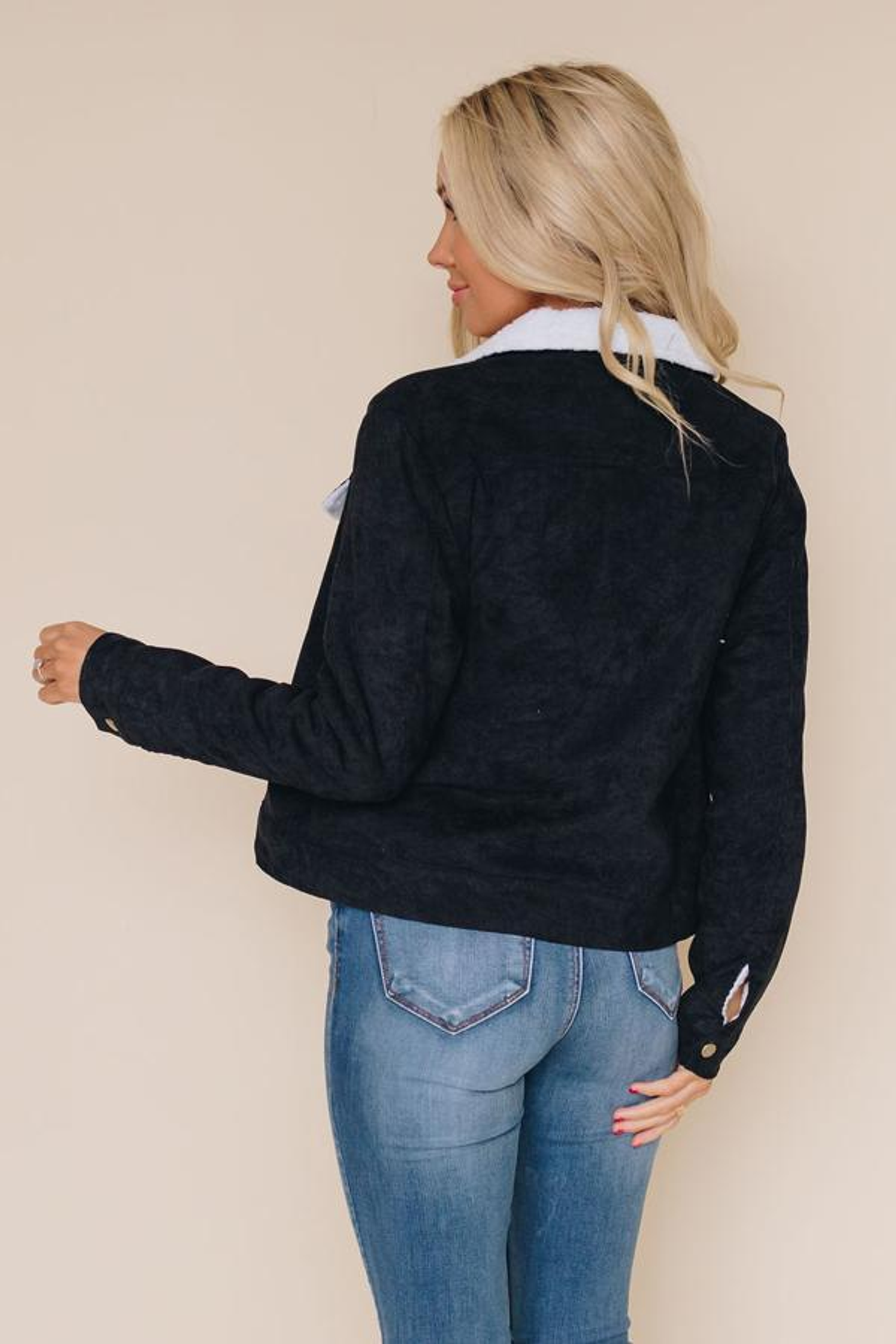 Ella Mae Corduroy Jacket Stay Warm in Style