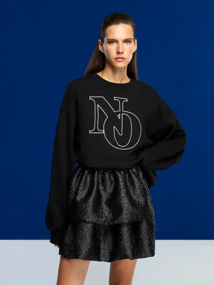 Embellished Sweatshirt Monique Store