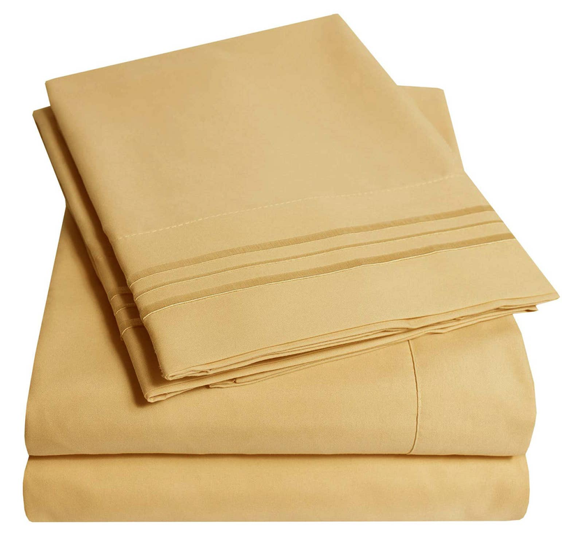Embroidery Soft Sheet Set Wrinkle Resistant Home Mart Goods