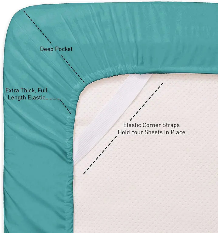 Embroidery Soft Sheet Set Wrinkle Resistant Home Mart Goods