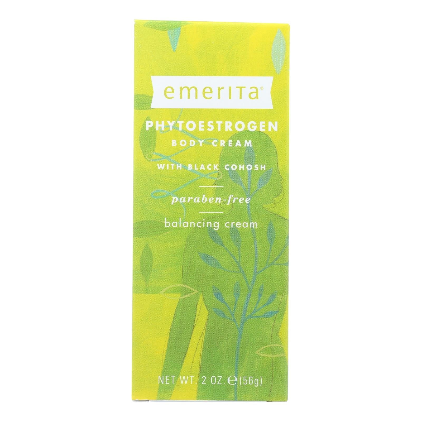 Emerita Phytoestrogen Body Cream - 2 Oz Emerita