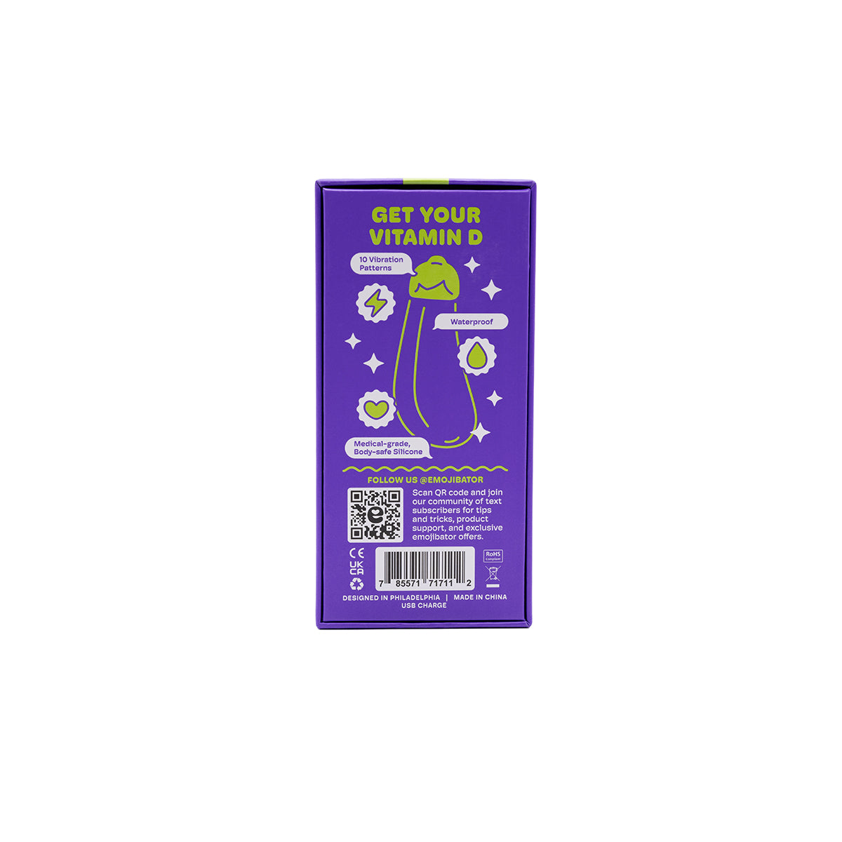 Emojibator Eggplant USB Emojibator