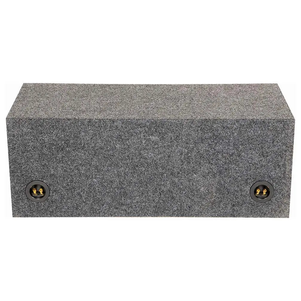 Empty Woofer Box Dual 10" Mdf Vented Bass Box Qpower