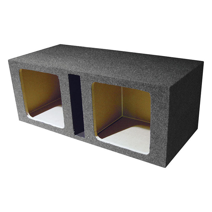 Empty Woofer Box Dual 15" Square;vented;mdf;qpower Qpower