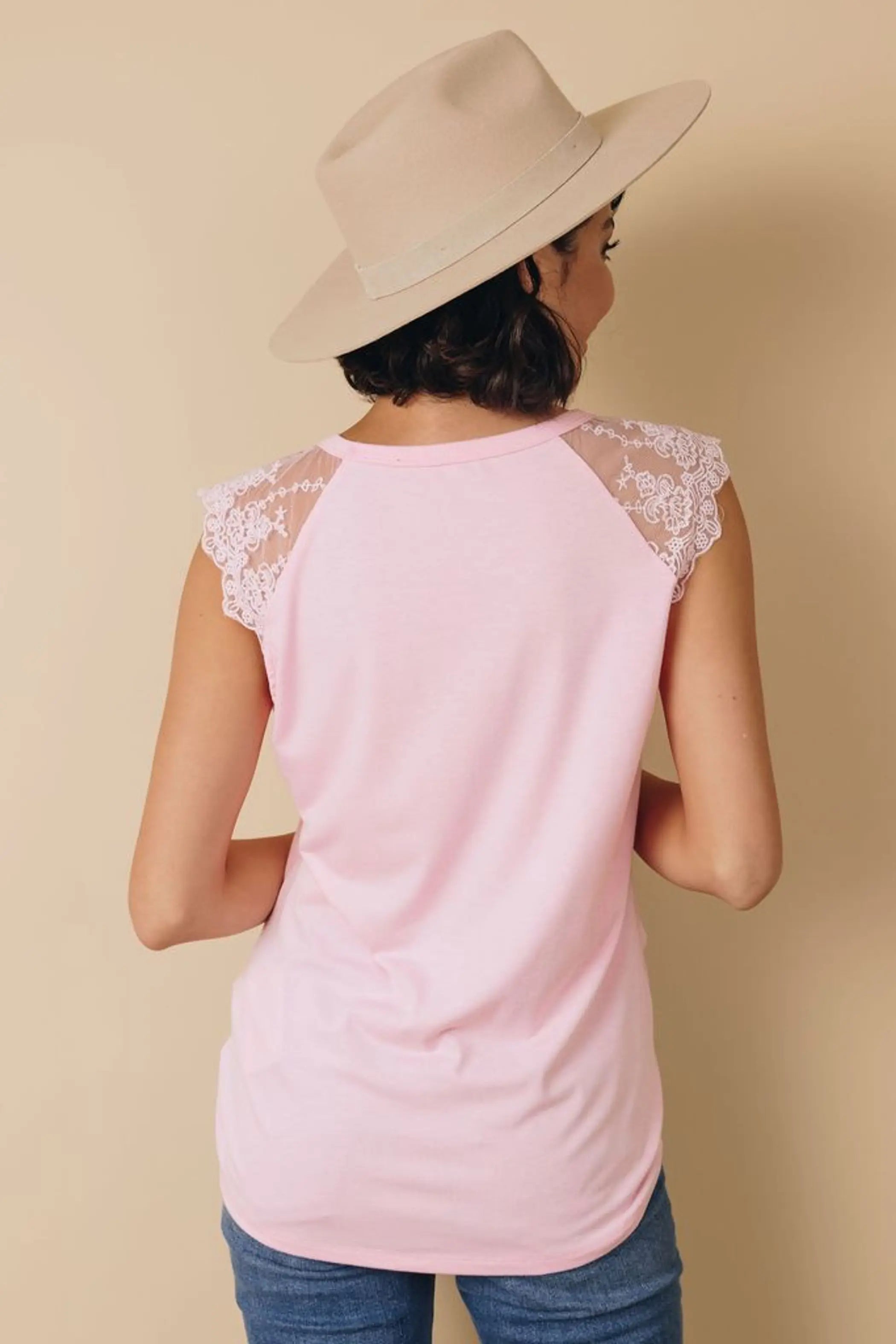 Endless Possibilities Lace Tank Stay Warm in Style