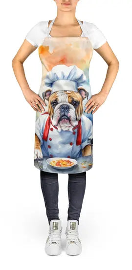 English Bulldog The Chef Apron Caroline's Treasures