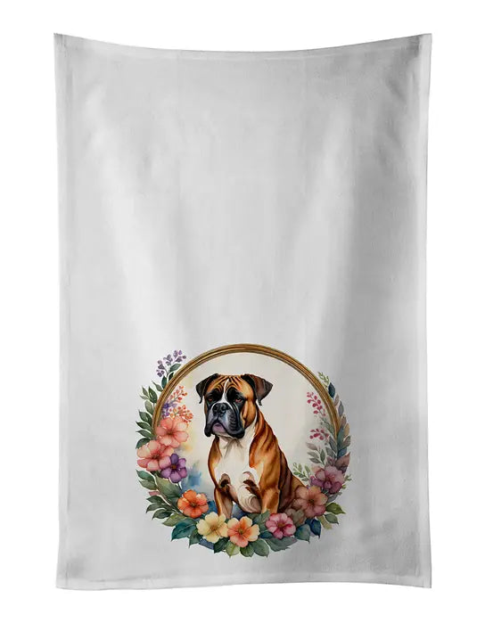 English Bulldog and Flowers Foam Coasters Caroline's Treasures
