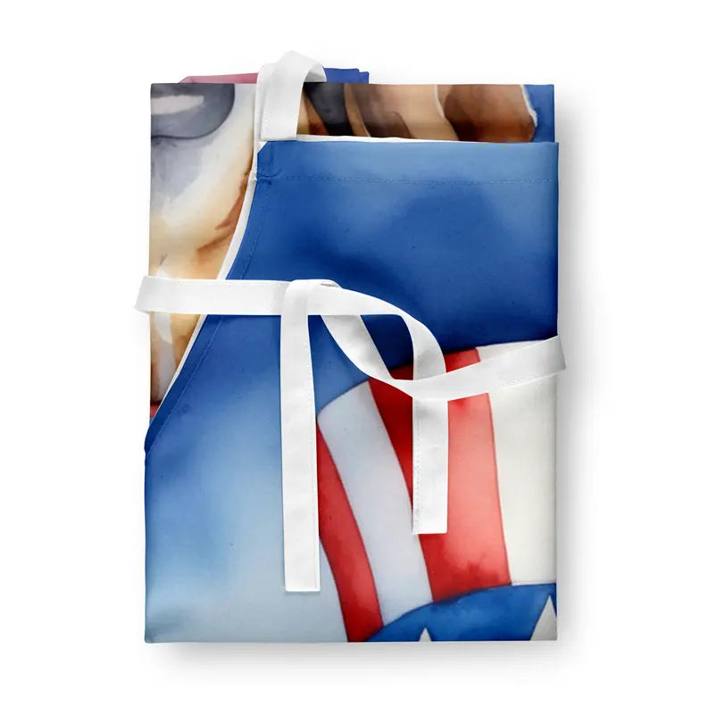 English Foxhound Patriotic American Apron Caroline's Treasures