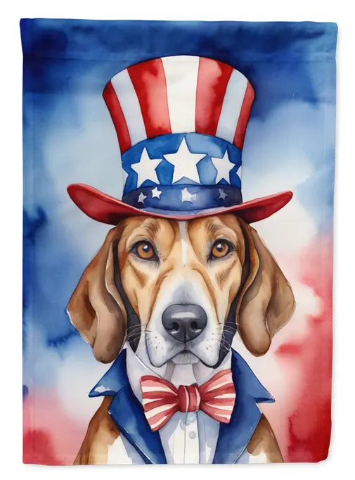 English Foxhound Patriotic American Garden Flag Caroline's Treasures