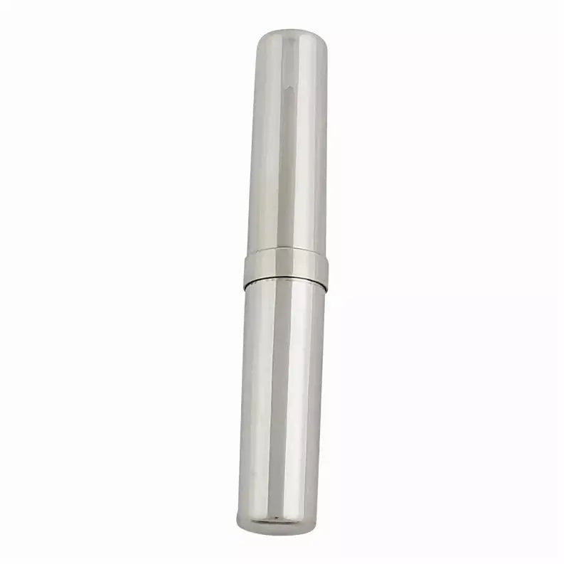English Pewter Single Cigar Holder Corbell Silver
