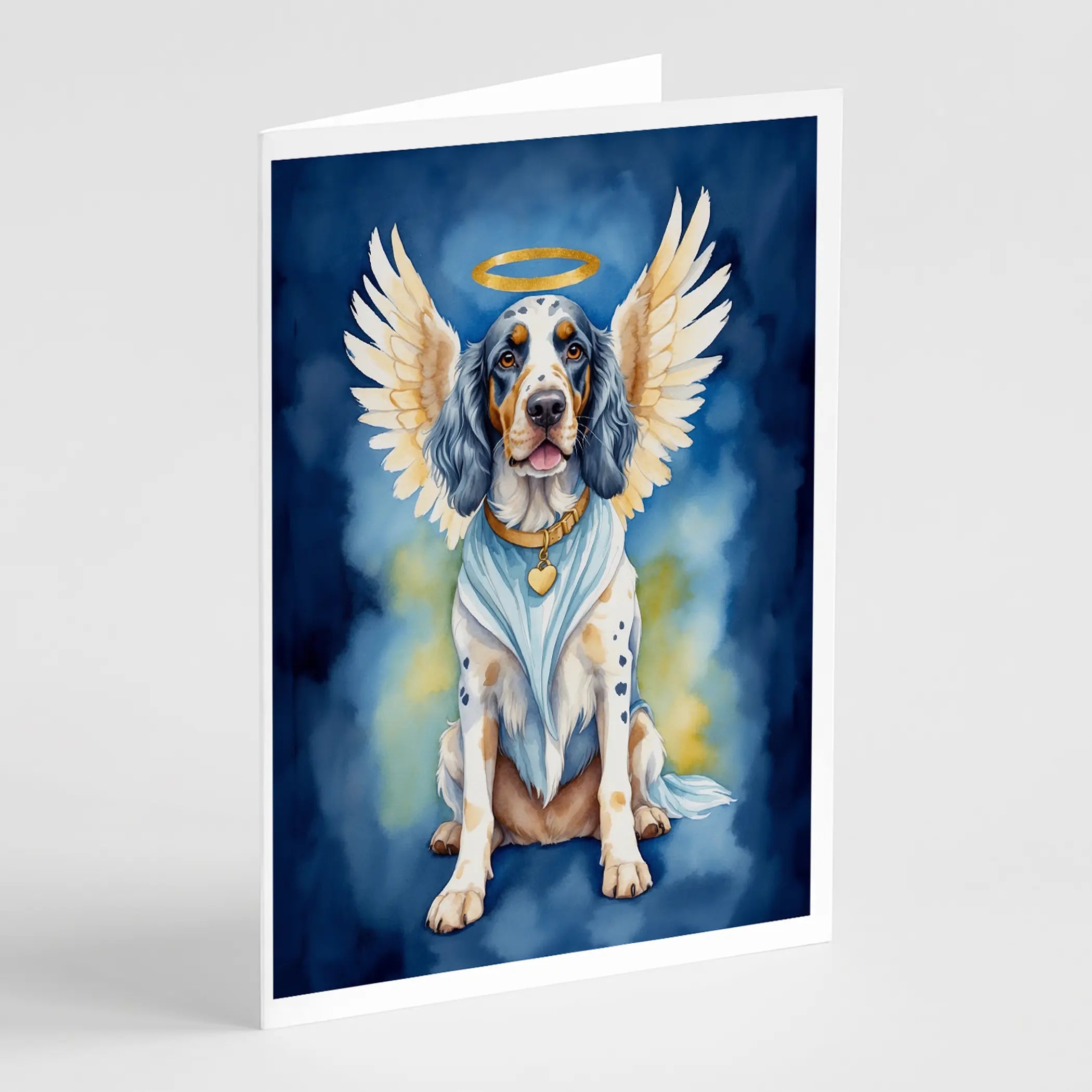 English Setter My Angel Greeting Cards Pack of 8 Caroline's Treasures