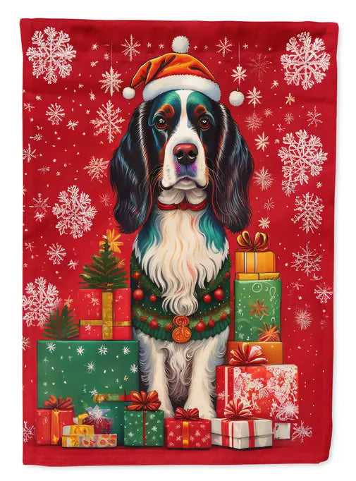English Springer Spaniel Holiday Christmas Garden Flag Caroline's Treasures