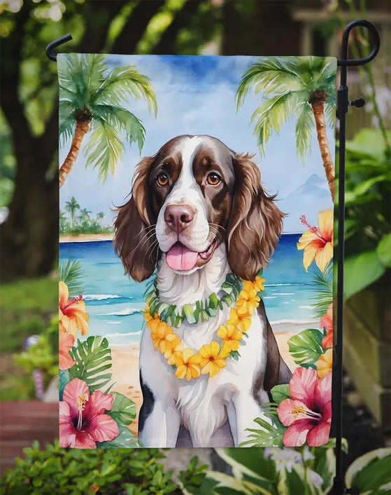 English Springer Spaniel Luau Garden Flag Caroline's Treasures