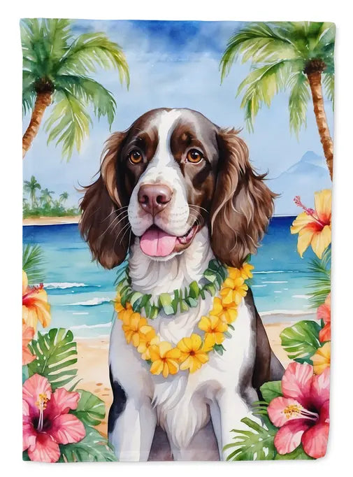 English Springer Spaniel Luau Garden Flag Caroline's Treasures