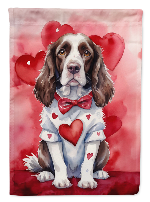 English Springer Spaniel My Valentine Garden Flag Caroline's Treasures