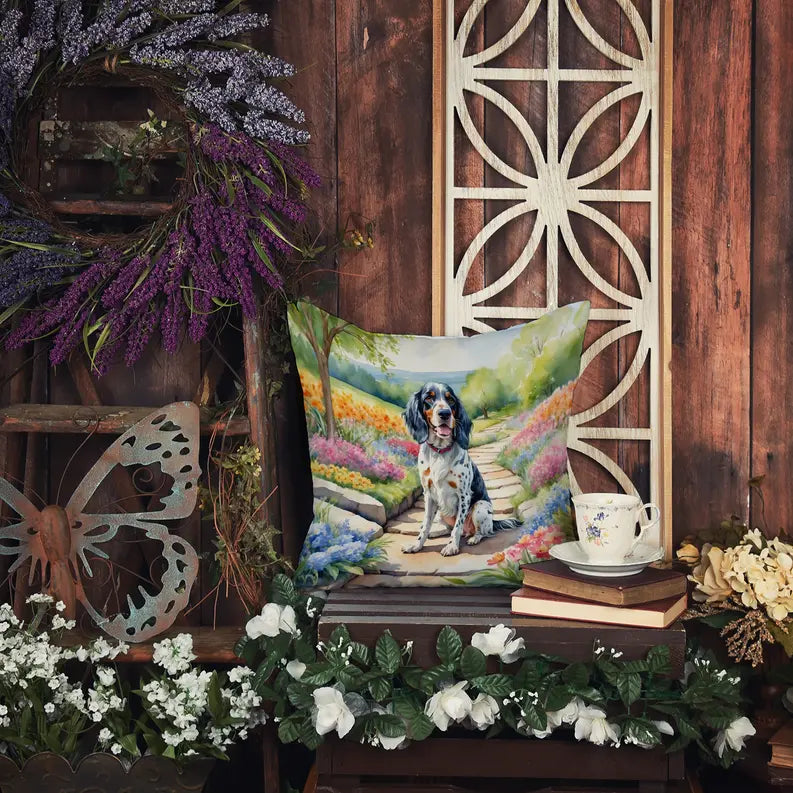English Springer Spaniel Spring Path Pair of Pot Holders Caroline's Treasures