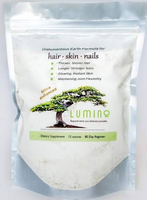 Enhanced Silica Formula for Hair, Skin, and Nails 12 oz Bag Lumino Wellness