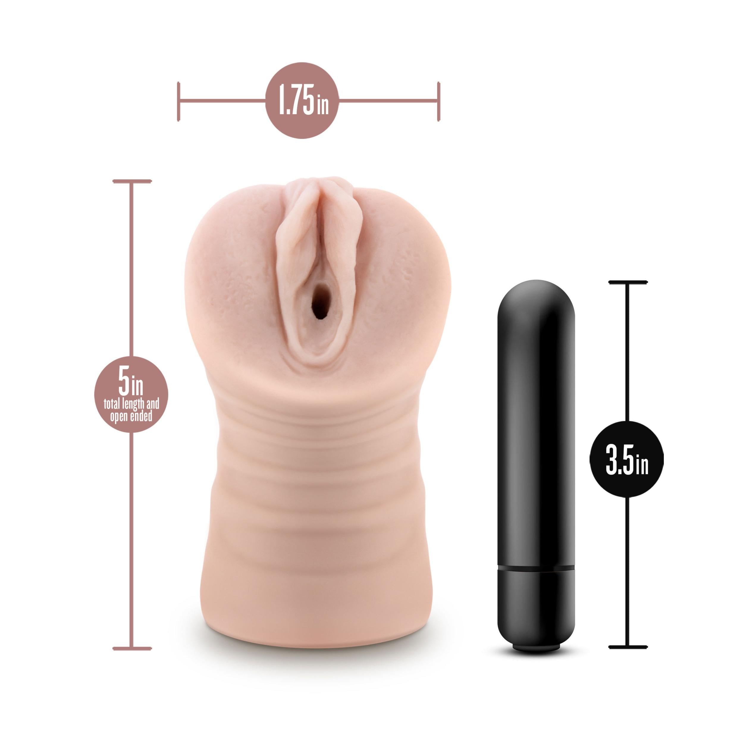 Enlust - Ayumi - Vibrating Stroker - Beige - GreatEagleInc