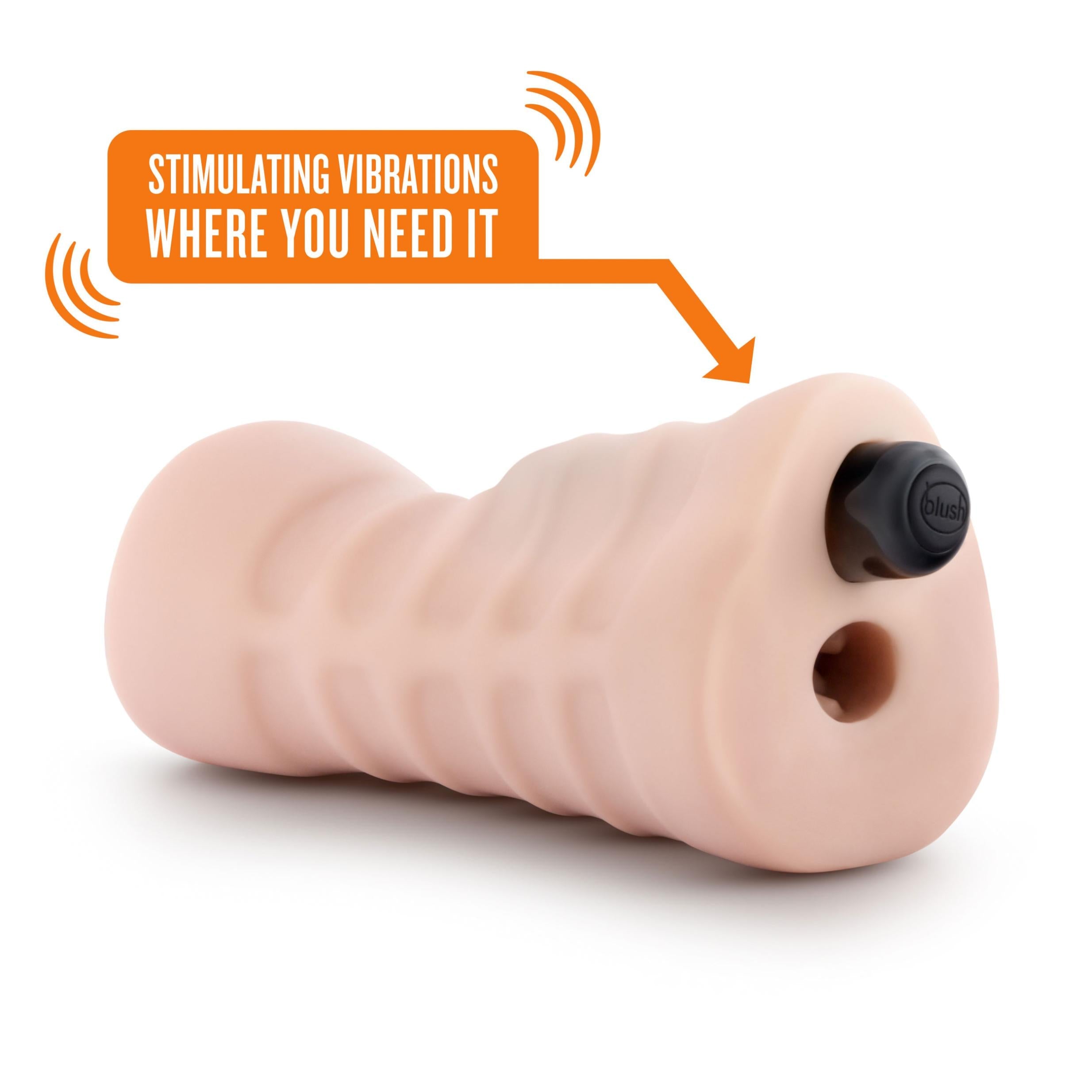 Enlust - Ayumi - Vibrating Stroker - Beige - GreatEagleInc