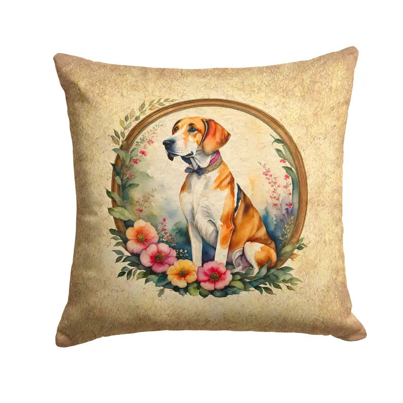 Entlebucher Mountain Dog and Flowers Pair of Pot Holders Caroline's Treasures