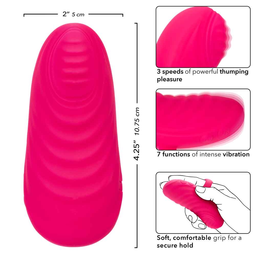 Envy Handheld Thumping Massager - Pink - GreatEagleInc
