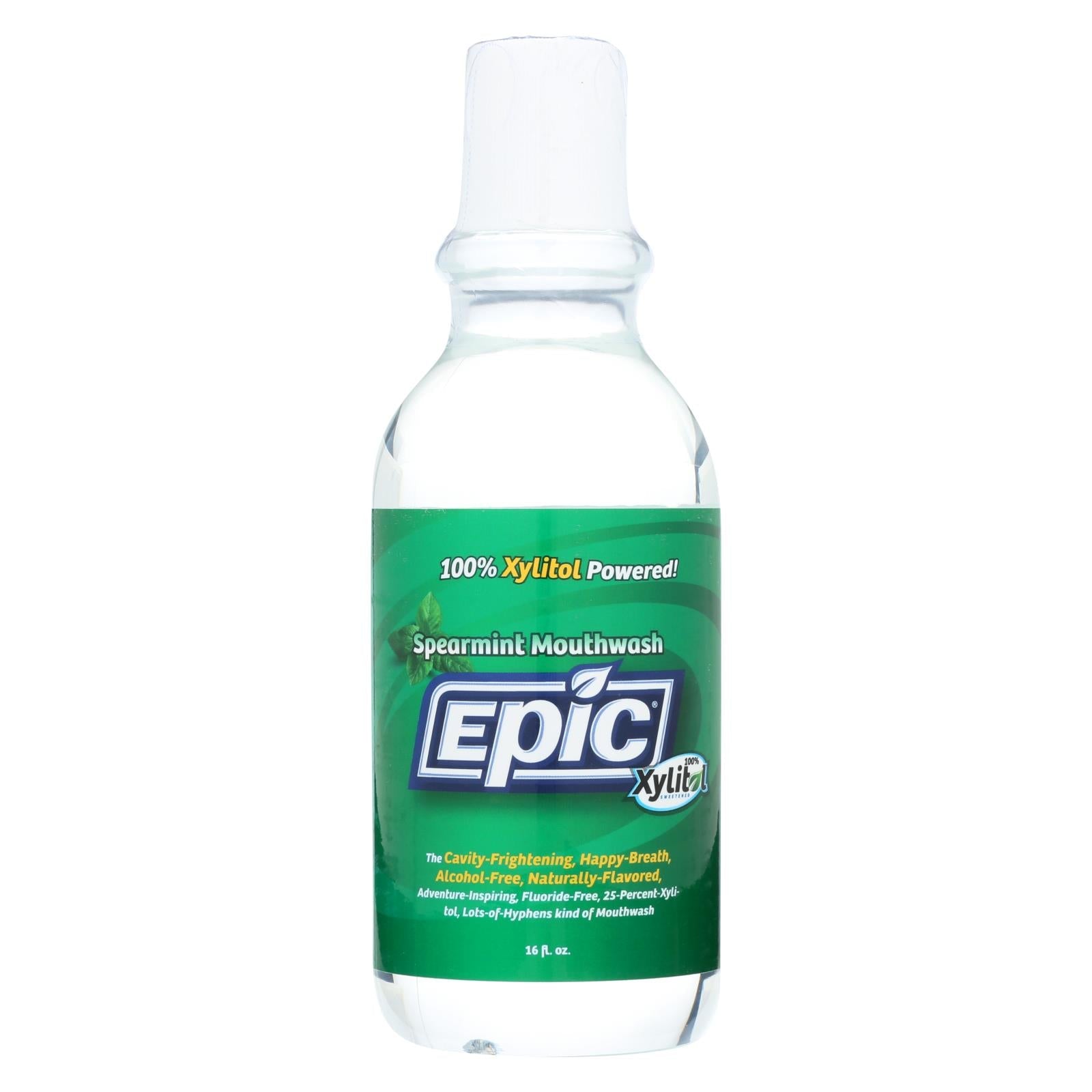 Epic Dental - Xylitol Mouthwash - Spearmint - 16 Oz Epic Dental