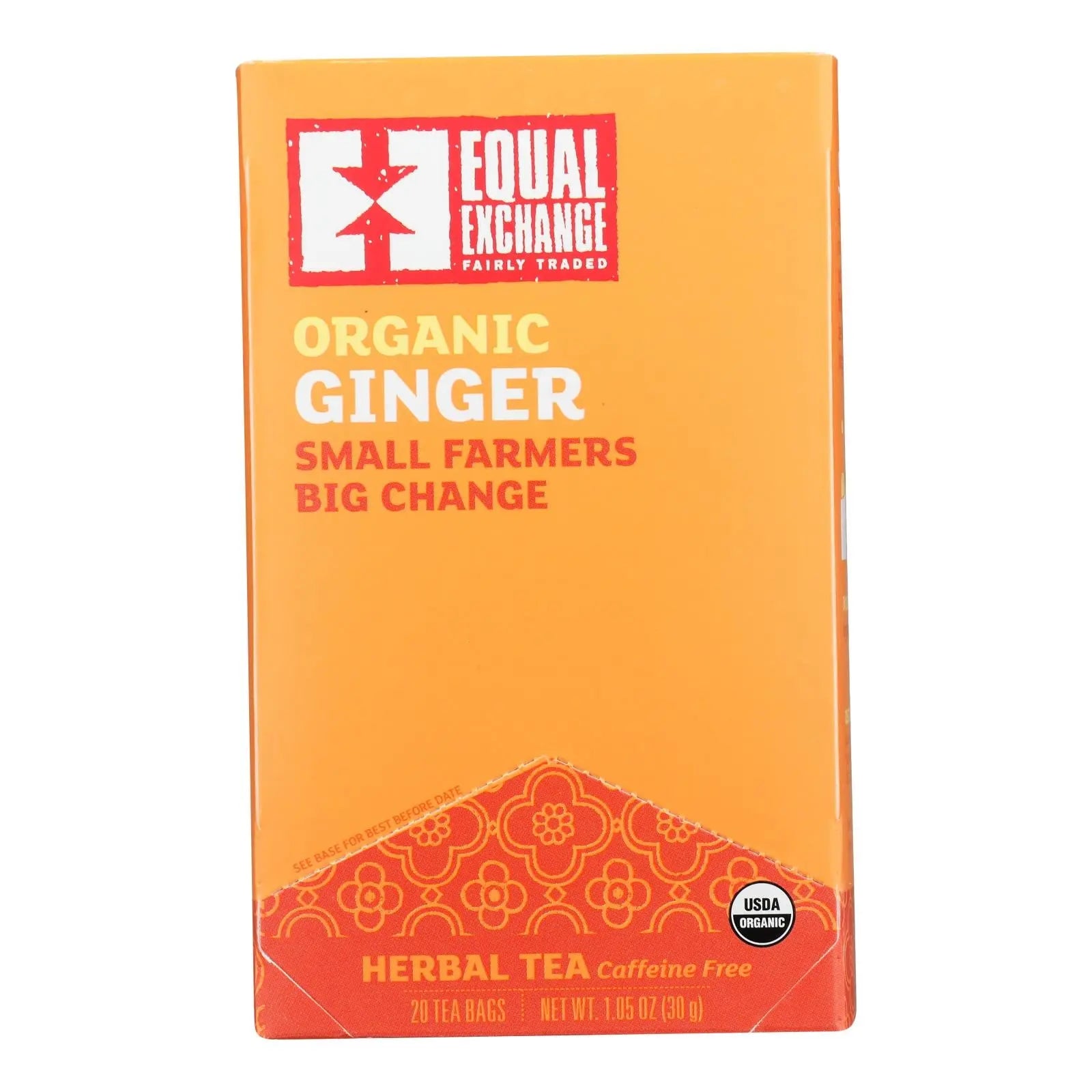 Equal Exchange - Tea Ginger - Case Of 6-20 Ct Equal Exchange