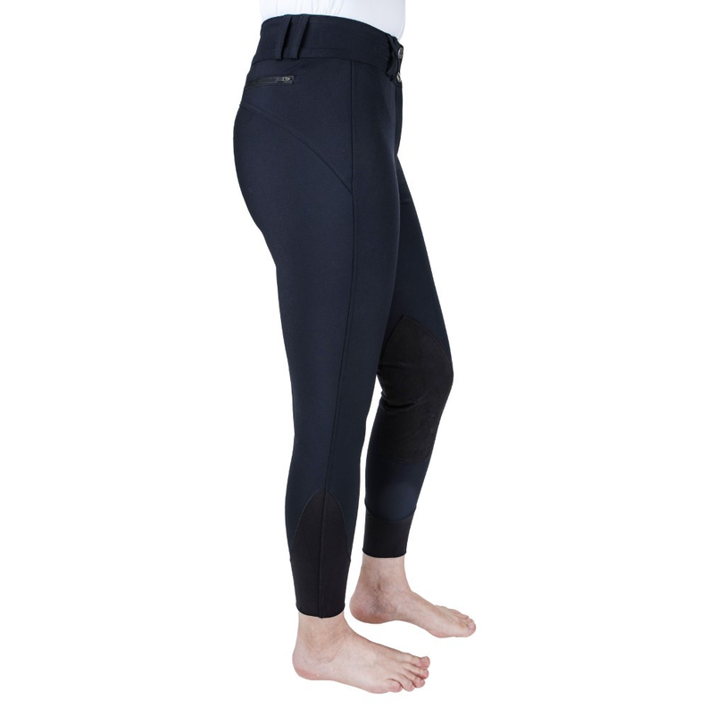 Equine Couture Charlotte Suede Knee Patch Breech JPC Equestrian