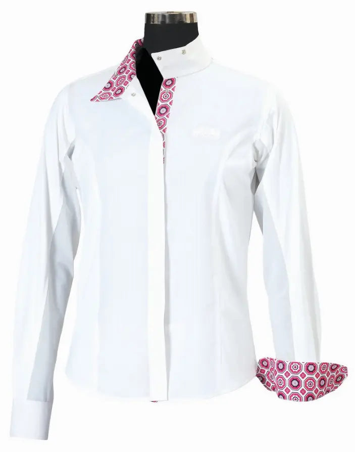 Equine Couture Children's Kelsey Long Sleeve Show Shirt JPC Equestrian