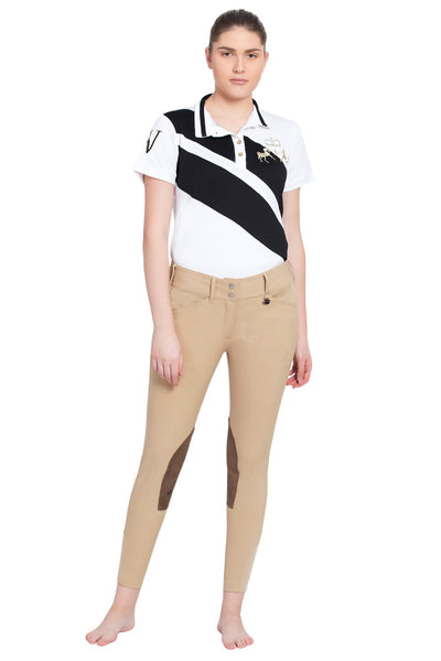 Equine Couture Ladies Coolmax Champion Knee Patch Breeches JPC Equestrian
