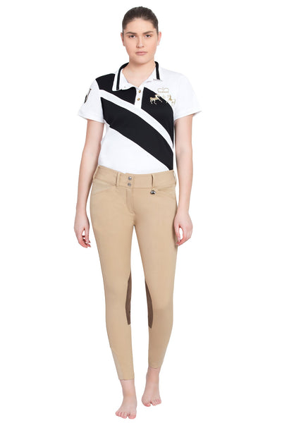 Equine Couture Ladies Coolmax Champion Knee Patch Breeches JPC Equestrian